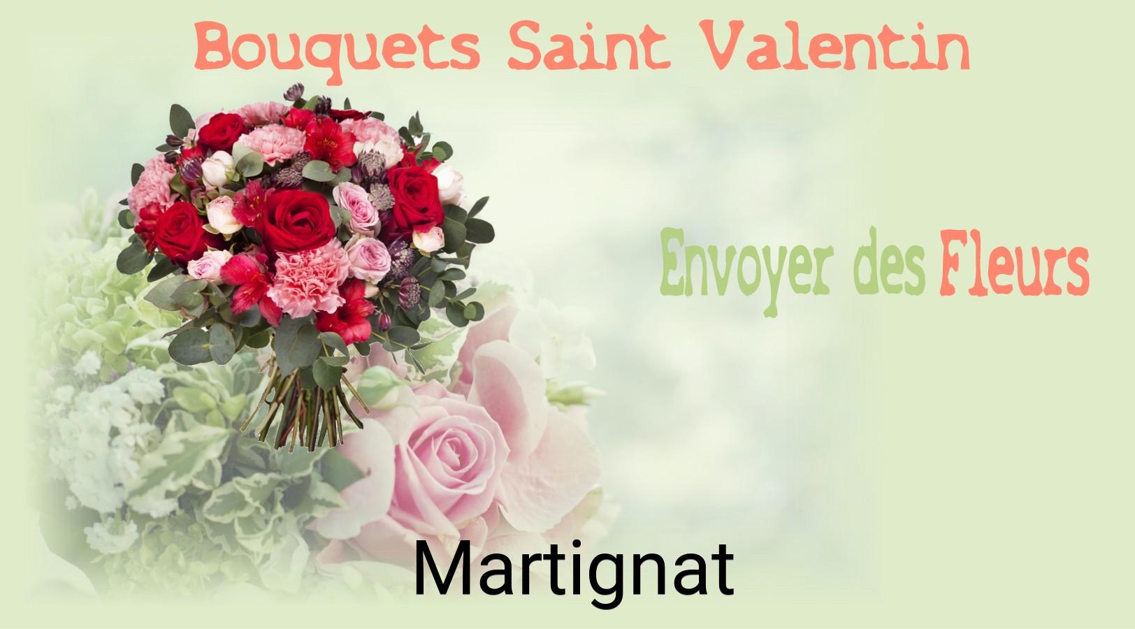 Roses de Saint-Valentin livrées à Martignat